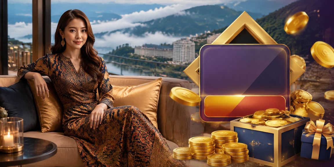 Suasana hiburan kasino bernuansa batik di Genting Highlands