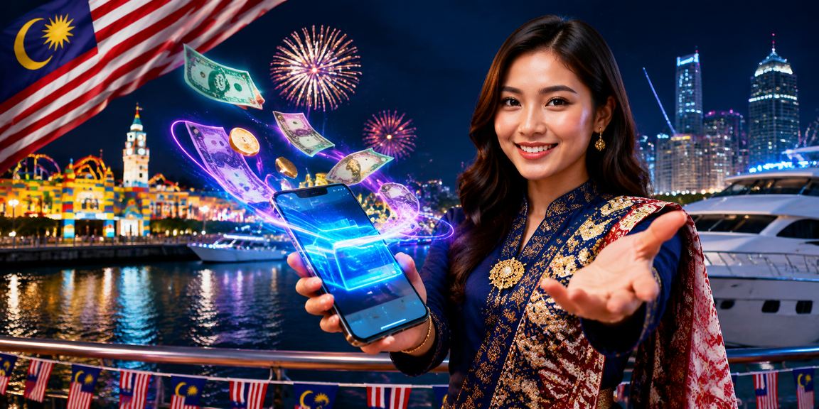 Pemain Malaysia menyemak bonus cashback selepas log masuk ke platform
